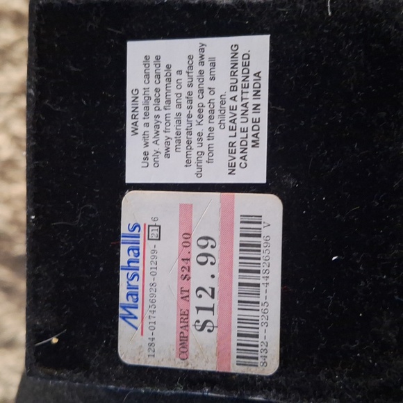 13" Candle Holders W/Etched Glass (Set of 2) Vintage - Picture 6 of 7